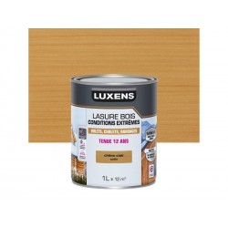 Lasure LUXENS Conditions extrêmes 12 ans chêne clair brillant 1 Litre -  - meilleure qualité