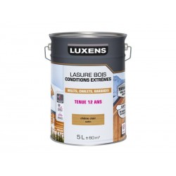 Lasure LUXENS Conditions extrêmes 12 ans chêne clair brillant 5 Litres|Sanifer