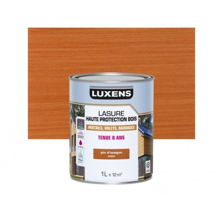 Lasure LUXENS 8 ans pin d'orégon satiné 1 Litre -  - meilleure qualité