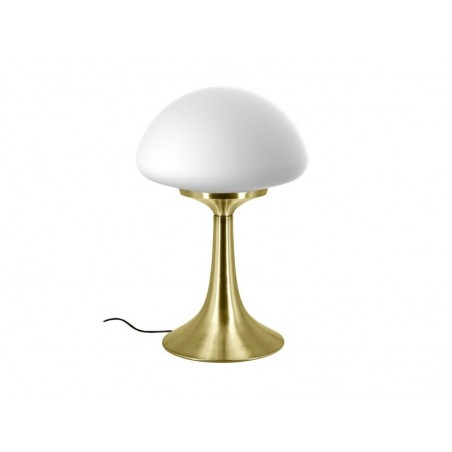 Lampe de chevet glamour metal laiton tactileKinoko XL H.46cm