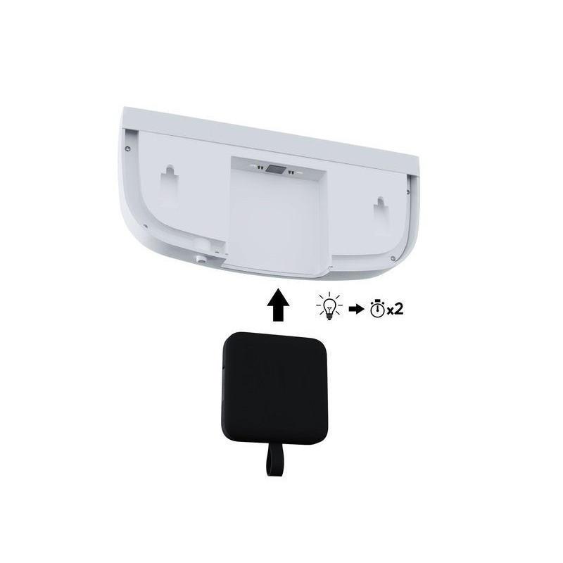 Applique solaire et rechargeable Booster Foley 150 à  900 Lumen blanc