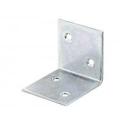 Equerre large acier galvanisé L.40 x h.40 x l.40 mm GAH ALBERTS