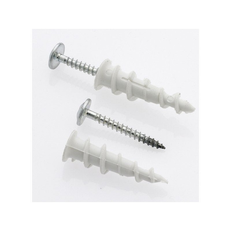 Lot de 30 chevilles multimateriau avec vis minivix RED HEAD 3 x 25 mm