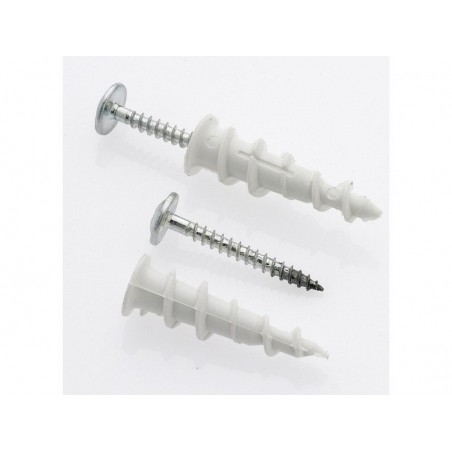 Lot de 30 chevilles multimateriau avec vis minivix RED HEAD 3 x 25 mm