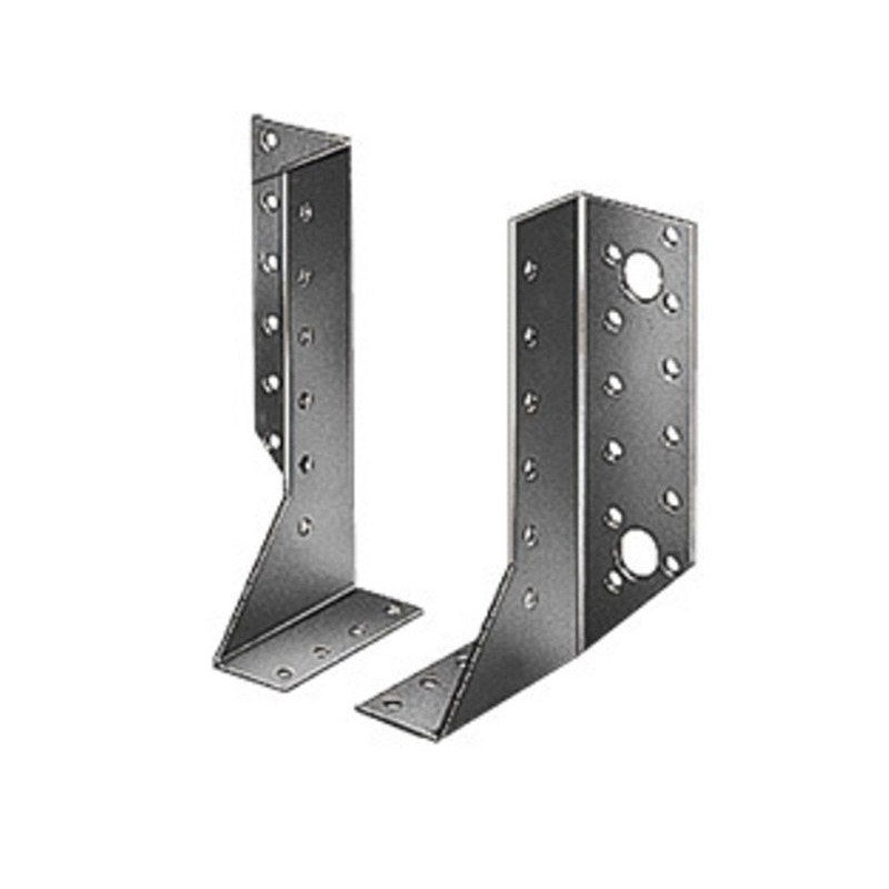 Support de poteau droit variable galvanisé 25X140X40 Mm