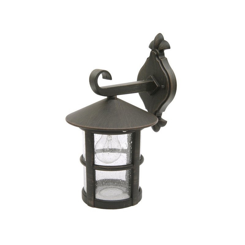 Applique Descendante Extérieure E27 Max 100W Rouille Varena