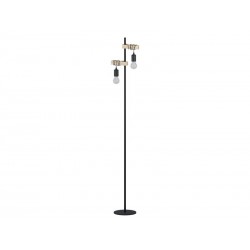 Lampadaire droit industriel en bois marronTownshend