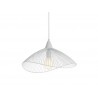 Suspension 1xE27 max 40W métal blanc SEYNAVE KASTELI diam.46 cm