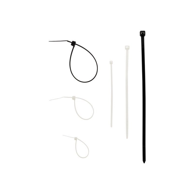 Lot de 250 colliers diam.25 à  50x L.100 140 ou 180 mm