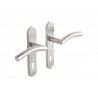 Ensemble de porte margaud 165mm trou cle inox