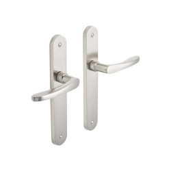 Ensemble de porte louise 195mm sans trou aluminium