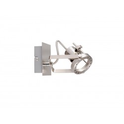 Spot patère en acier et inox Technic