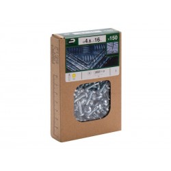 Lot de 150 vis autoperceuse acier tête fraisée L.16 Mm|Sanifer