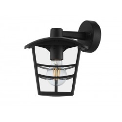 Applique Descendante Extérieure E27 Max 60W Noir Palama