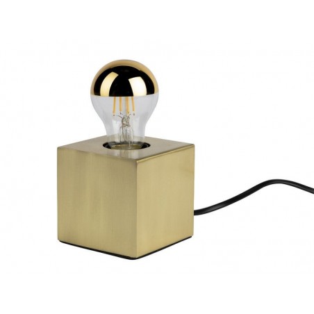 Lampe de table moderne tactile MATHIAS Ludvig E27 max 40W métal or mat