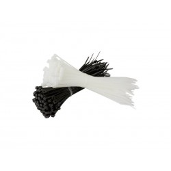 Lot de 250 colliers diam. 3 à  50 mm L.150-200 noir ou blanc