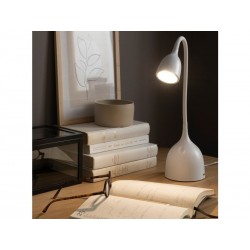 Lampe de bureau, plastique blanc  | Sanifer