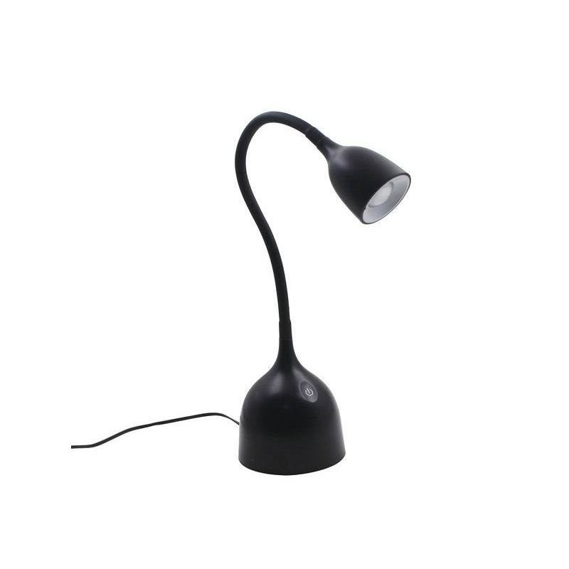 Lampe connectée en plastique noir