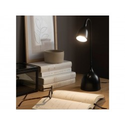 Lampe connectée en plastique noir  | Sanifer