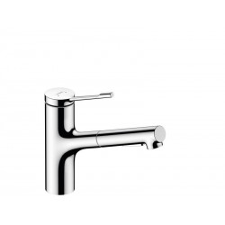 Mitigeur de cuisine avec douchette chrome HANSGROHE Zesis