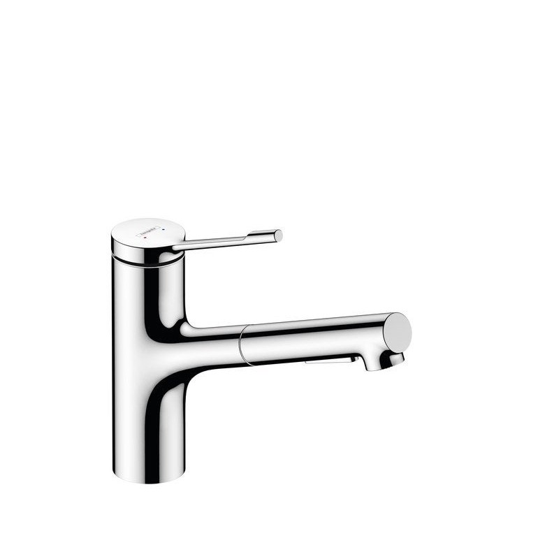 Mitigeur de cuisine avec douchette chrome HANSGROHE Zesis