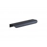 Poignée de porte Oslo 128mm noir uni mat