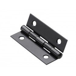 Charnière en acier pour meubleL.50 x l.30 mm noir