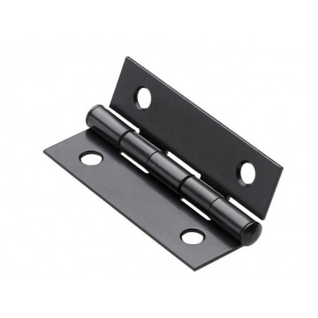 Charnière en acier pour meubleL.50 x l.30 mm noir