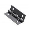 Charnière en acier pour meubleL.50 x l.30 mm noir