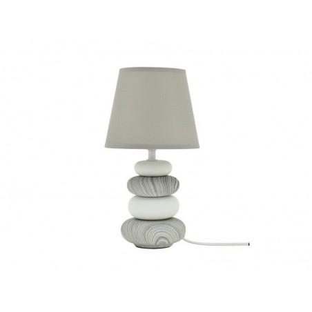 Lampe e14 charme céramique grisNavala H.36cm