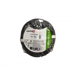 Câble ho3vvh2f 2x0.75  noir 10 métres | Sanifer