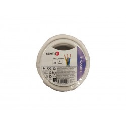 Câble ho5vvf 3g blanc 3 métres | Sanifer