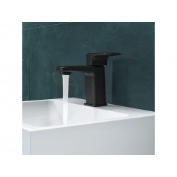 Robinet de lave-mains eau froide noir mat,   Remix S | Sanifer
