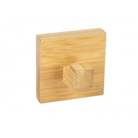 Crochet pour salle de bains à coller simple Inbara bois WENKO -  - meilleure qualité