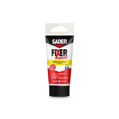 Colle de fixation tube SADER Fixer sans percer intérieur 55ML blanc -  - meilleure qualité