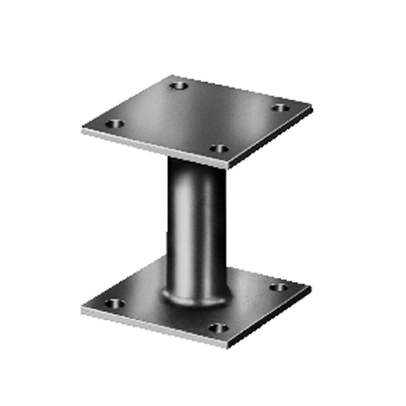 Support de poteau galvanisé150 x 150 x 100 x 100 x 100 mm