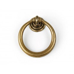 Poignée de meuble Vieux Laiton Zamak Laitonné D35Mm