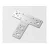 Platine en T galvanisé gah160X142X45 Mm