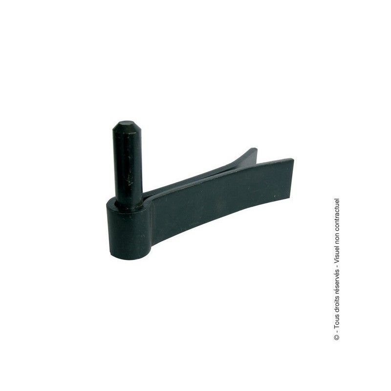 Gond à  sceller renforcé en acier noir pré-peint diam. 14 x L.140