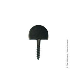 Butée De Fermeture Acier Prépeint H.60 X L.36 X P.4 Mm