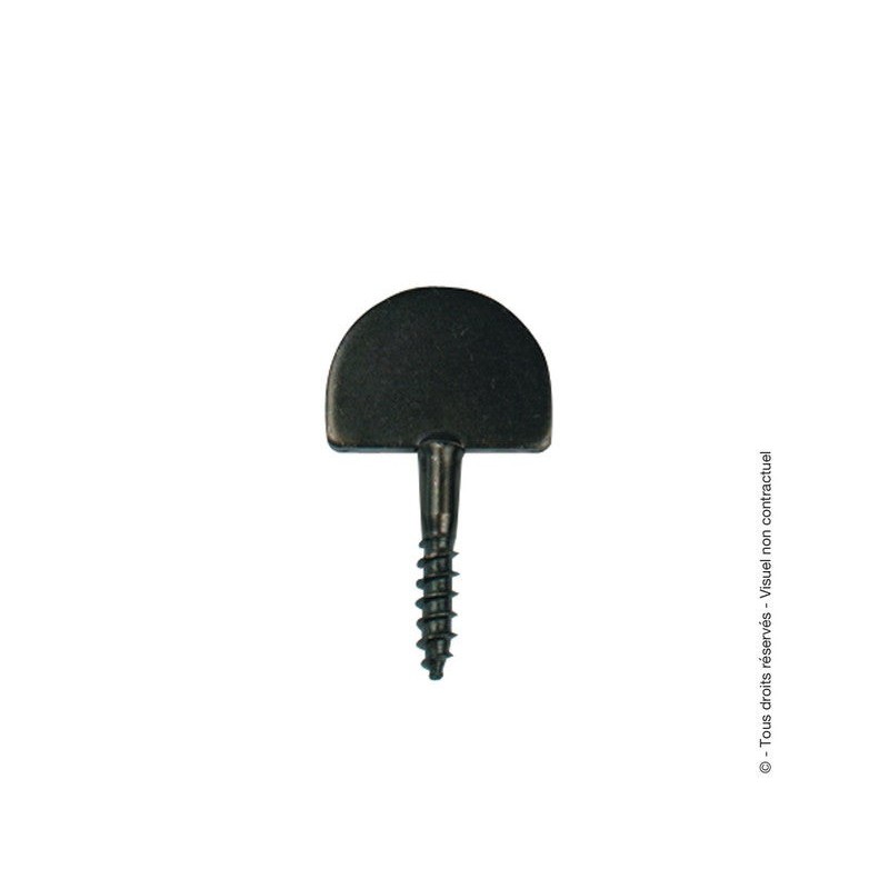 Butée De Fermeture Acier Prépeint H.60 X L.36 X P.4 Mm