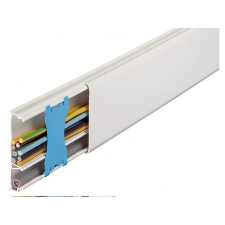 Moulure avec séparation blanc 2 1M H.12 x P.1.3 cmTEHALIT