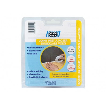 Joint Prêt à Poser Geb Blanc