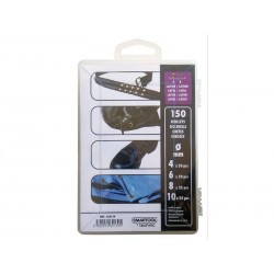 Lot de 150 oeillets en acier Laitonné smartool technic