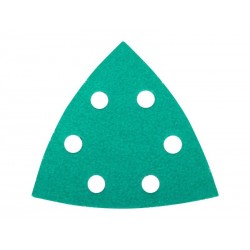 Lot de 10 patins abrasifs93 x 93mm grains 80