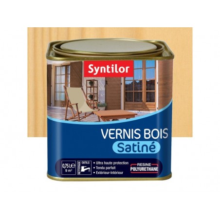 Vernis bois extérieur BSc incolore satiné 0.75 L -  - meilleure qualité
