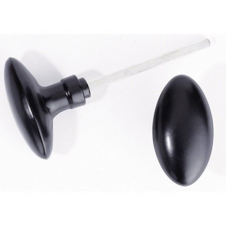 Lot de 2 boutons de porteOlive Aluminium Laqué
