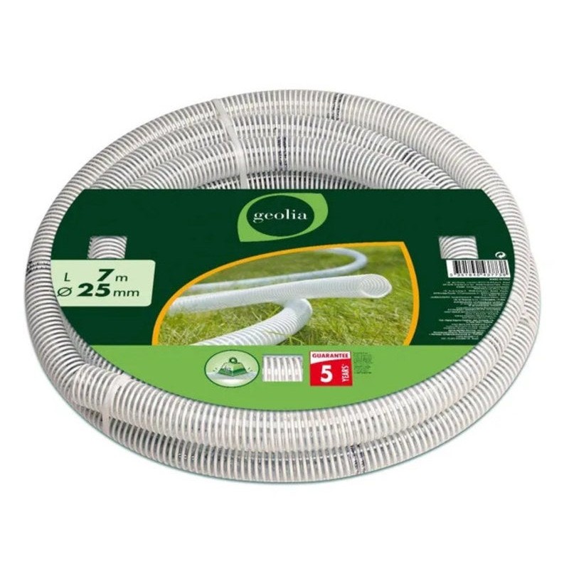 Tuyau daspiration nu GEOLIA aliflex L.7m diamètre 25mm