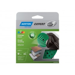 Lot de 5 disques abrasifs125mm Grains 80multi air