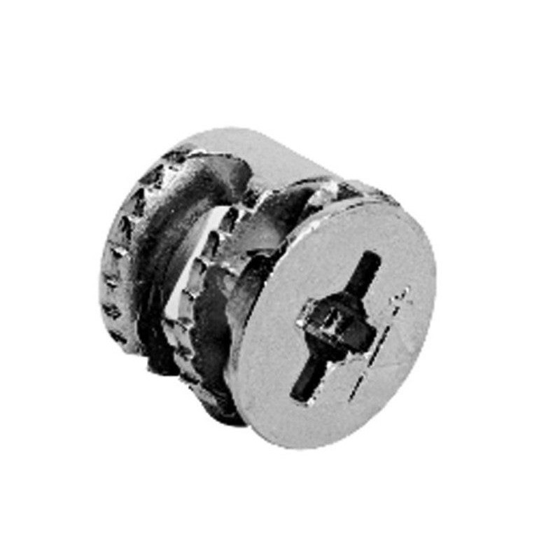 Lot de 8 Raccords DAssemblage Rastex Acier Poli Hettich L.12.2 Mm